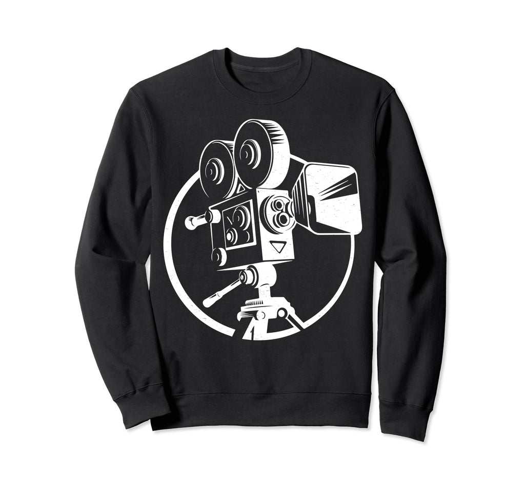Film Lover 35Mm 70Mm Movie Camera Sweatshirt - Aesthetic Graphic Men Women - T-Shirt, Sweatshirt, Hoodie