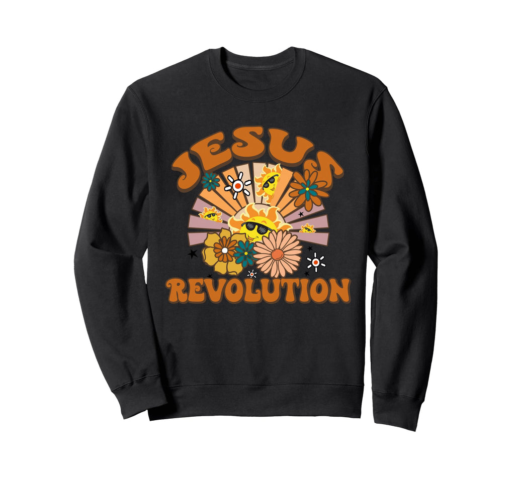 Jesus Revolution Funny Christian Sweatshirt - Unique Graphic for Adults - T-Shirt, Sweatshirt, Hoodie