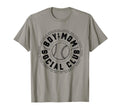 Baseball Mom Social Club Game Day Sports T-Shirt - Minimalist Print Unisex - T-Shirt, Sweatshirt, Hoodie
