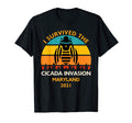 Cicada Invasion 2021 I Survived T-Shirt - Fun Novelty Design for Adults - T-Shirt, Sweatshirt, Hoodie