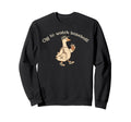 Off To Watch Baseball Goose Goose Sweatshirt - Streetwear Style for Adults - T-Shirt, Sweatshirt, Hoodie