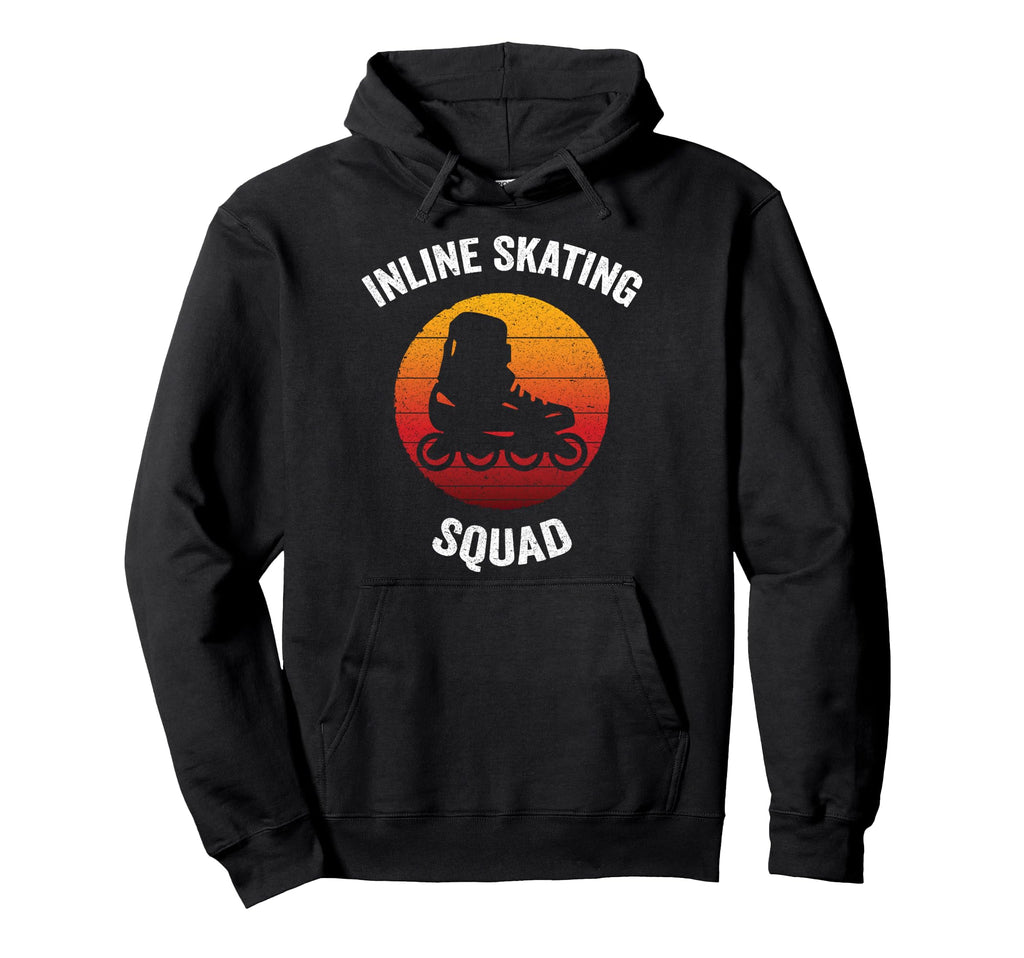 Inline Skating Squad Roller Skate Hoodie - Unique Graphic Men Women - T-Shirt, Sweatshirt, Hoodie