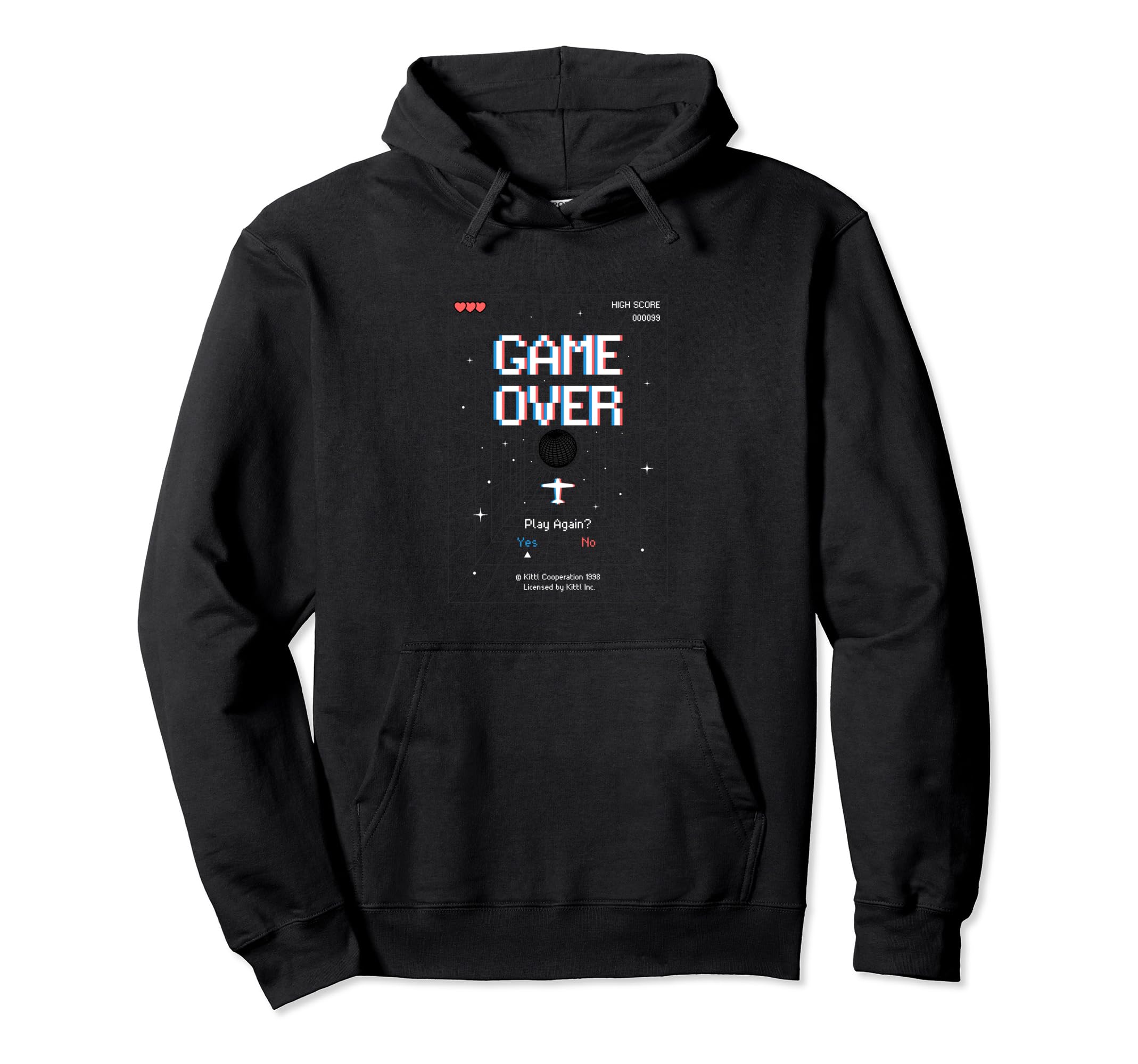 Arcade Pixel Game Gamer Nostalgia Hoodie - Custom Art Print Unisex - T-Shirt, Sweatshirt, Hoodie