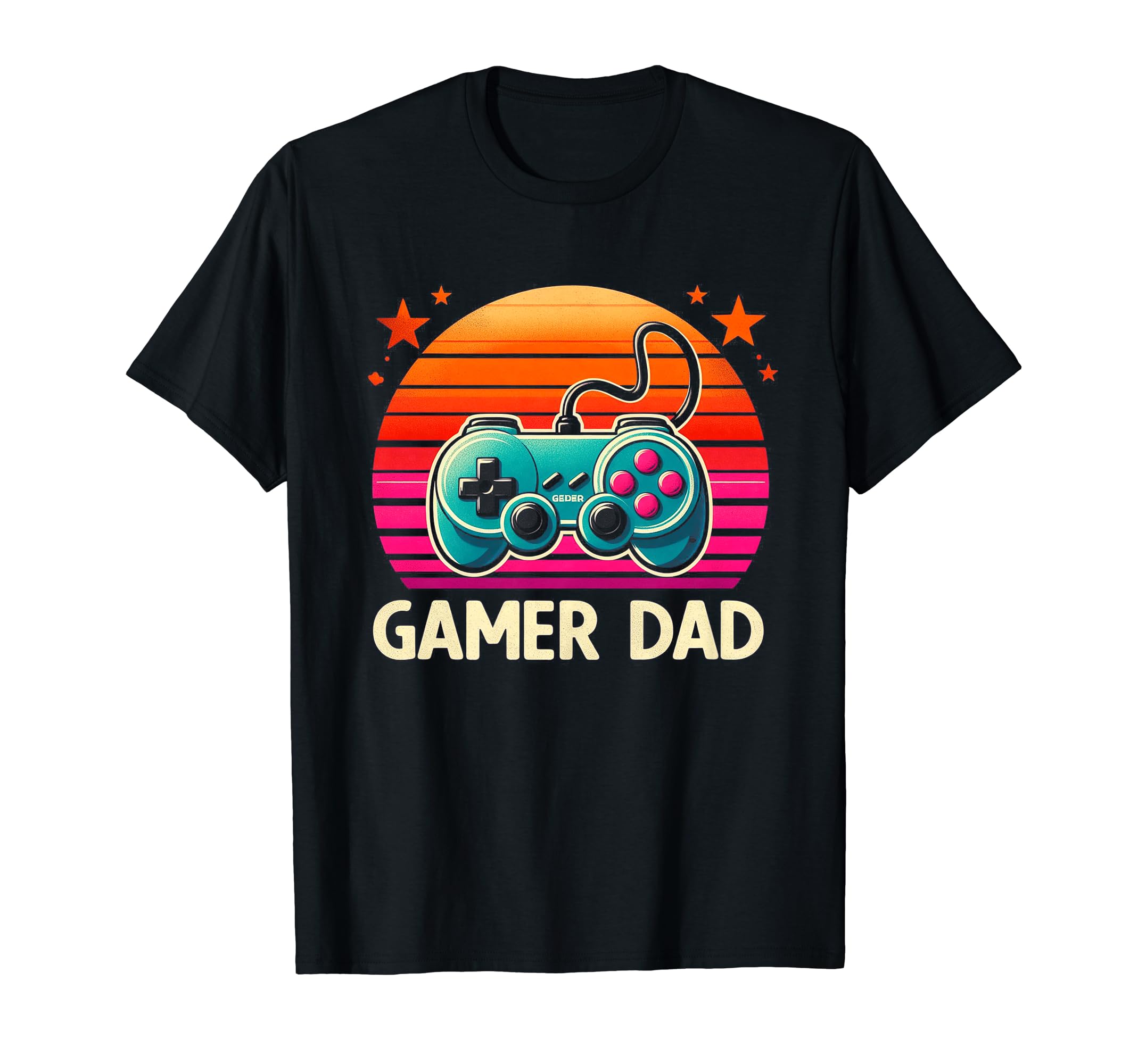 Gamer Dad Game Controller Gaming T-Shirt - Aesthetic Graphic for Adults - T-Shirt, Sweatshirt, Hoodie