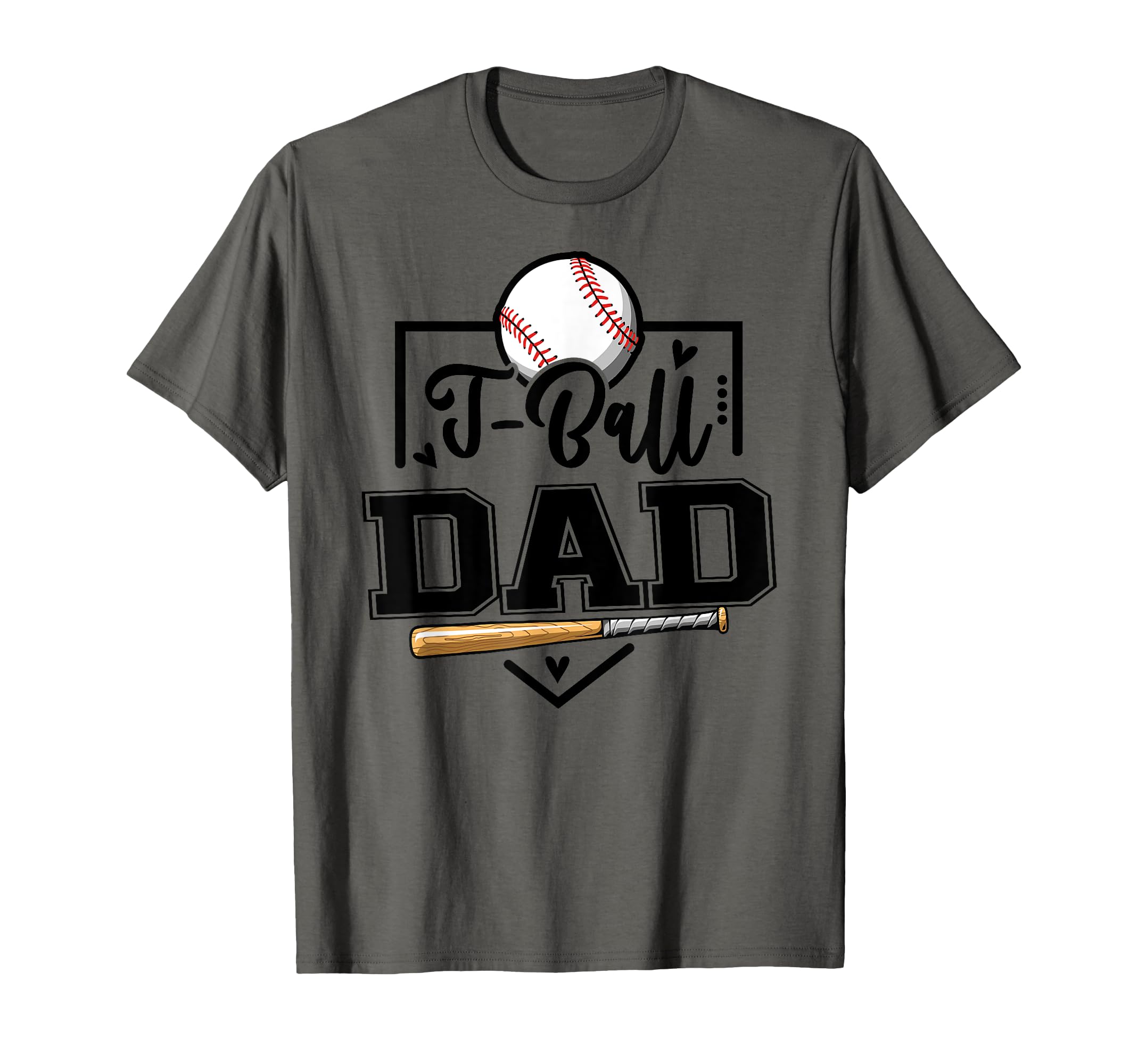 T Ball Dad Funny Ball Dad T-Shirt - Trendy Graphic for Adults - T-Shirt, Sweatshirt, Hoodie