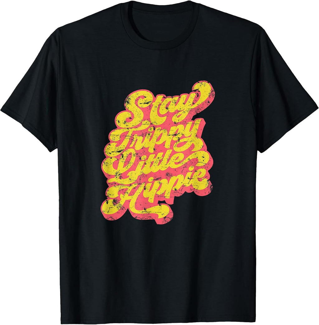 Stay Trippy Little Hippie - Adult & Kids T-Shirts, Sweatshirts & Hoodies apparel design preview 1