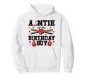 Auntie Birthday Baseball Sport Hoodie - Casual Everyday Wear Men Women - T-Shirt, Sweatshirt, Hoodie