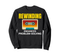Cassette Tape 80S Rewind Building Sweatshirt - Casual Everyday Wear Unisex - T-Shirt, Sweatshirt, Hoodie