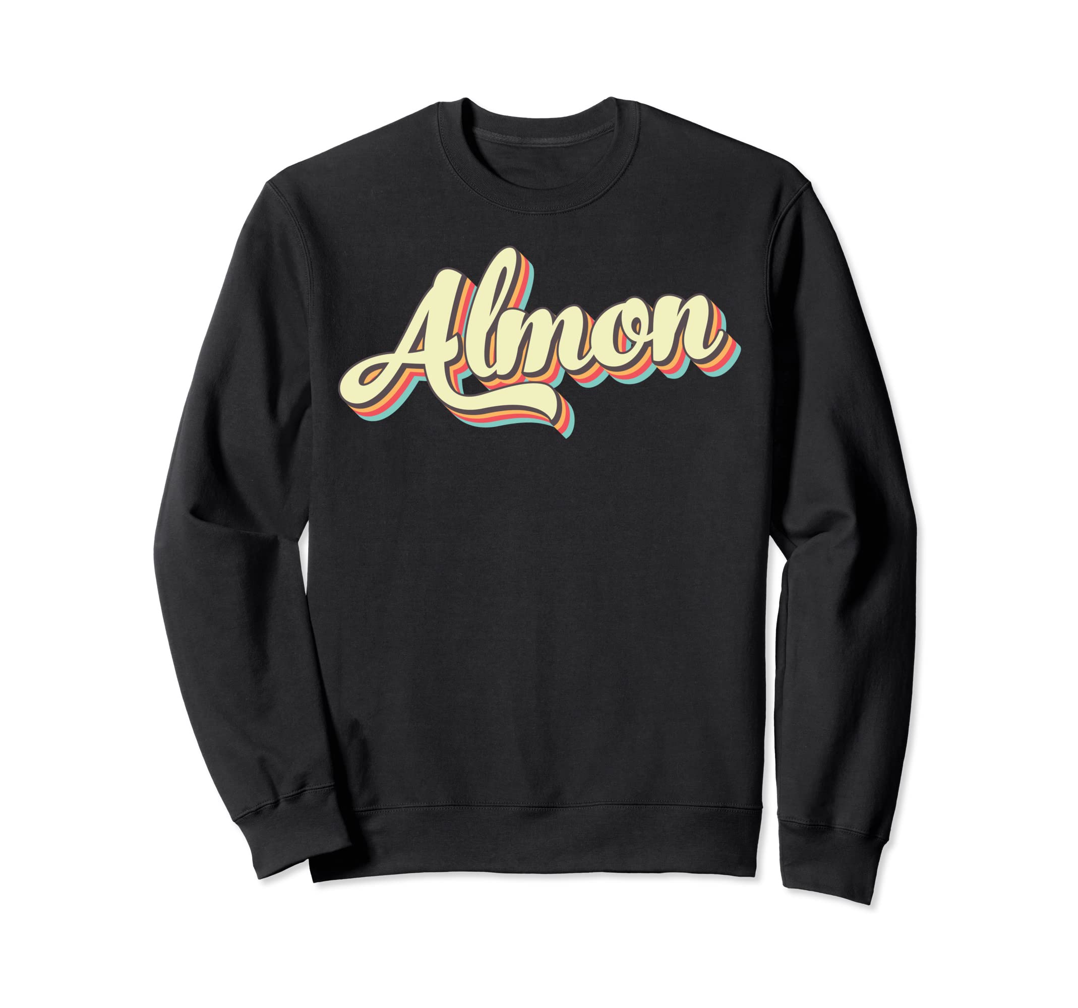 Almon Art Baseball Font Sweatshirt - Aesthetic Graphic Men Women - T-Shirt, Sweatshirt, Hoodie
