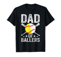 Dad Ballers Funny Dad Baseball And T-Shirt - Minimalist Print for Adults - T-Shirt, Sweatshirt, Hoodie