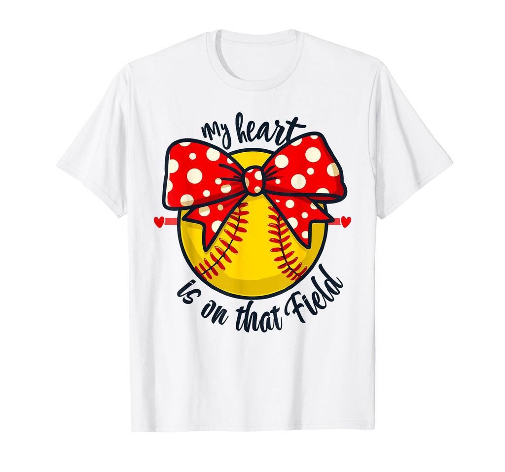 My Heart Is That Field Baseball T-Shirt - Streetwear Style for Adults - T-Shirt, Sweatshirt, Hoodie