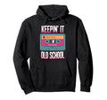 Old School Hip Hop 80S 90S Cassette Hoodie - Aesthetic Graphic Men Women - T-Shirt, Sweatshirt, Hoodie