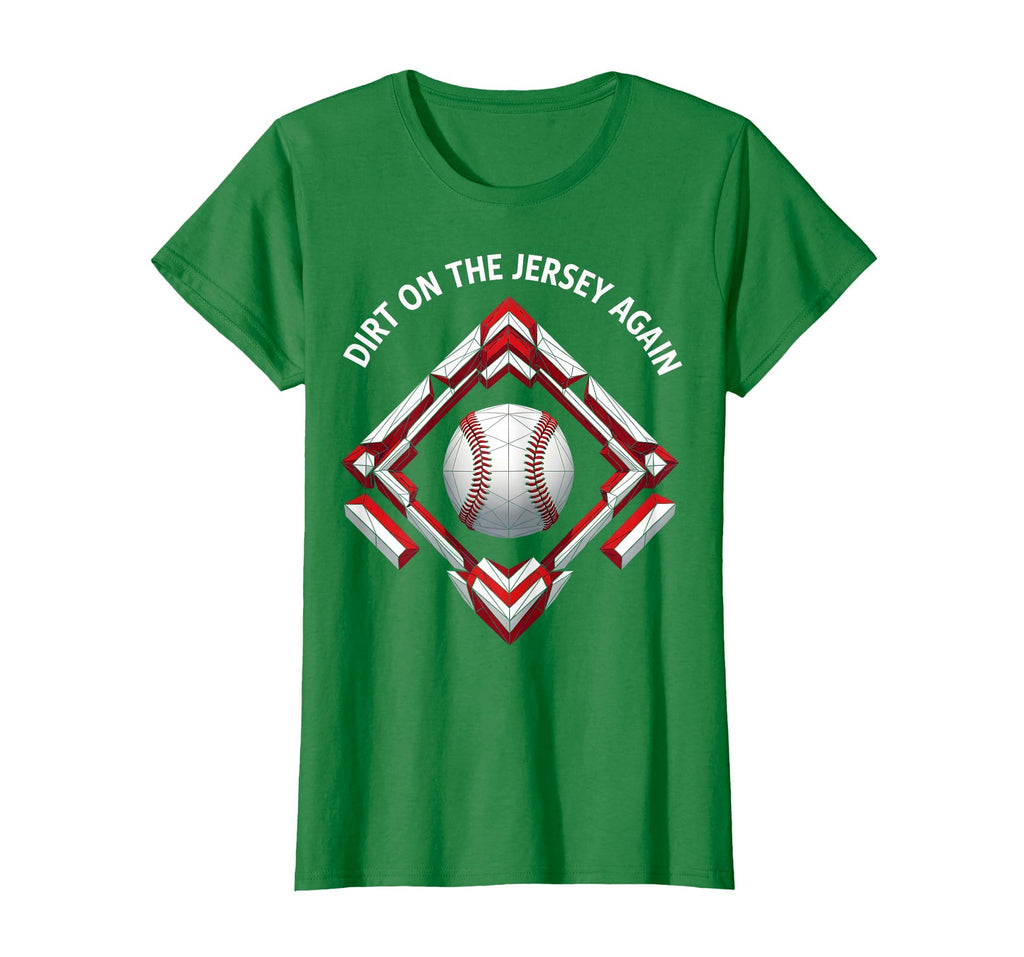 Dirt Jersey Again Baseball Mom T-Shirt - Minimalist Print for Adults - T-Shirt, Sweatshirt, Hoodie