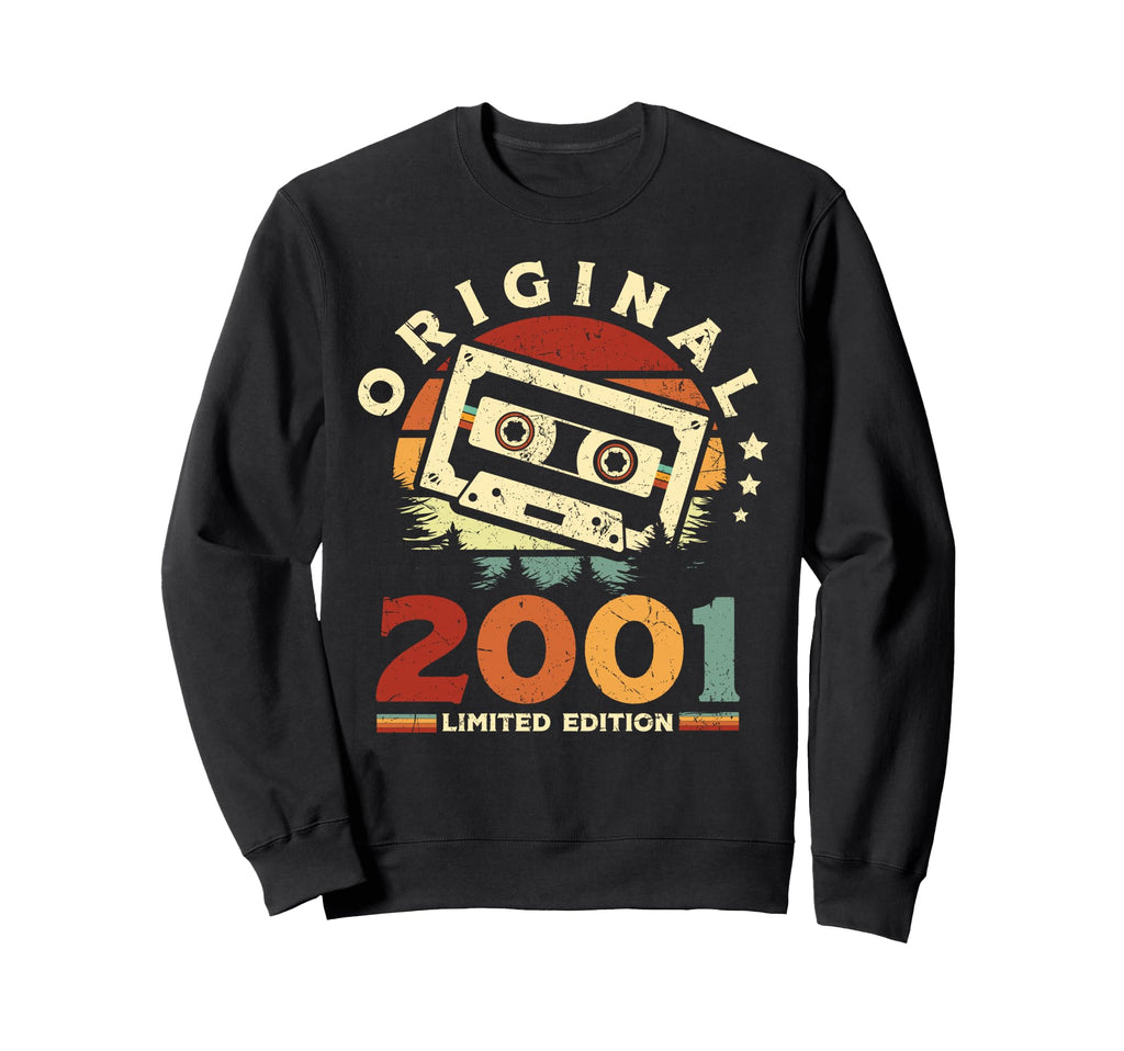 2001 Cassette Tape 25Th Birthday Sweatshirt - Streetwear Style for Adults - T-Shirt, Sweatshirt, Hoodie