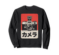 Japanese Analog Slr Camera Sweatshirt - Aesthetic Graphic for Adults - T-Shirt, Sweatshirt, Hoodie