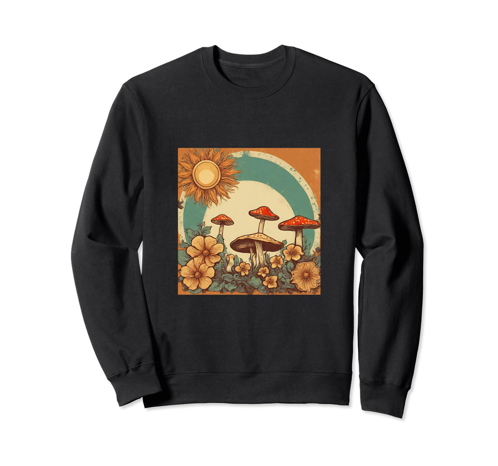 Bohemian Boho Flowers Sweatshirt - Custom Art Print Men Women - T-Shirt, Sweatshirt, Hoodie