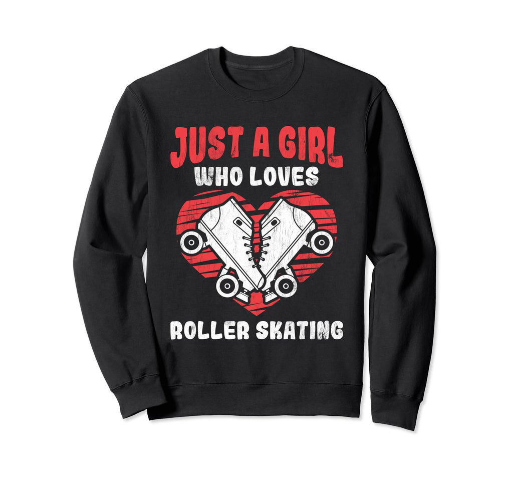 Who Loves Roller Skating Derby Sweatshirt - Novelty Apparel Men Women - T-Shirt, Sweatshirt, Hoodie
