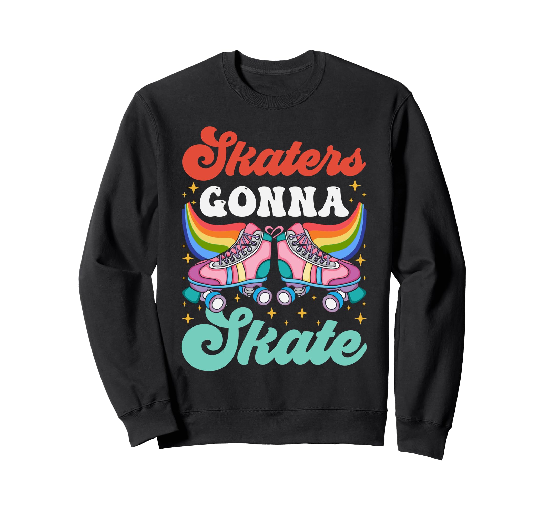 Roller Skating Skate 1970S Skaters Sweatshirt - Custom Art Print Men Women - T-Shirt, Sweatshirt, Hoodie