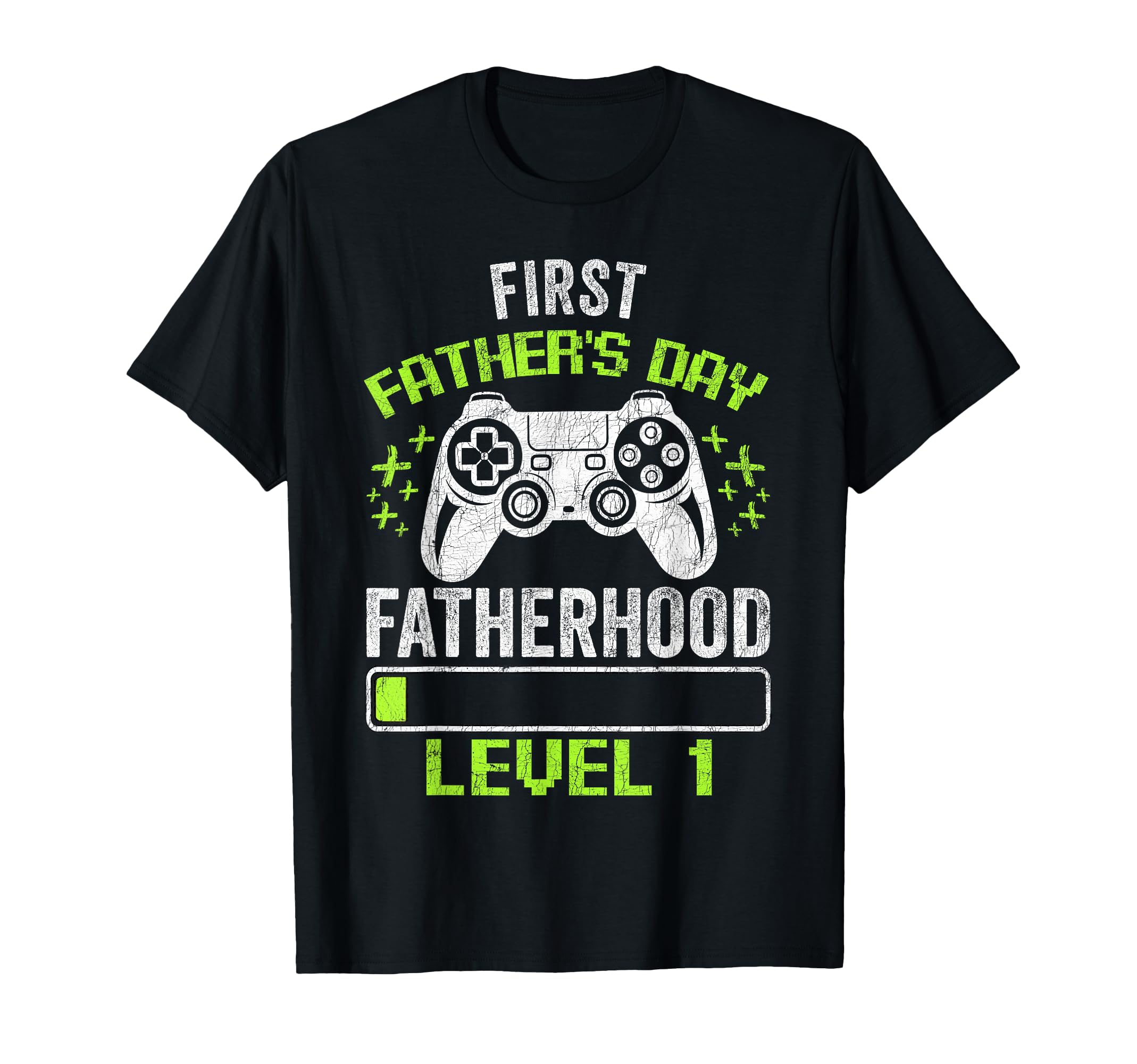 New Dad To Be First Fathers Day Gamer T-Shirt - Graphic Print Men Women - T-Shirt, Sweatshirt, Hoodie