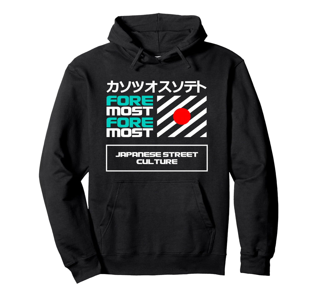 Foremost Japan Anime Aesthetic Kawaii Hoodie - Unique Graphic Men Women - T-Shirt, Sweatshirt, Hoodie