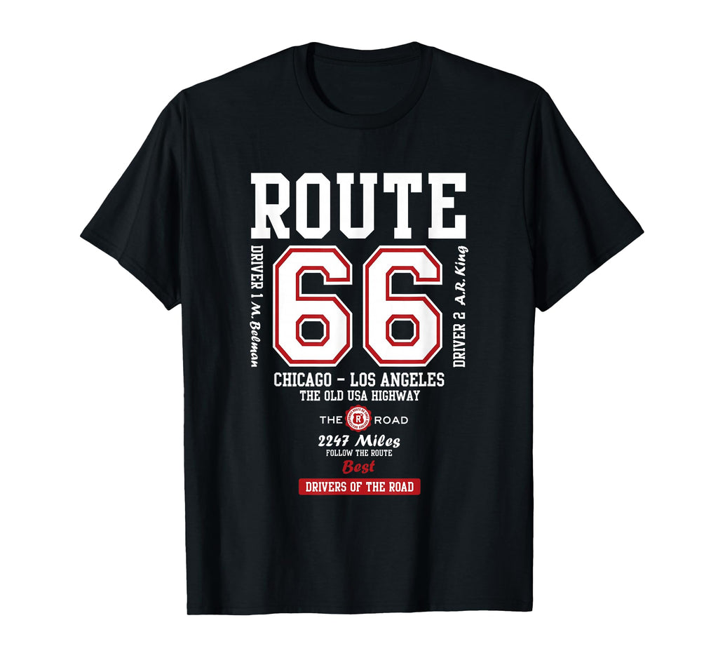 Route 66 Old Usa Highway T-Shirt - Graphic Print Men Women - T-Shirt, Sweatshirt, Hoodie