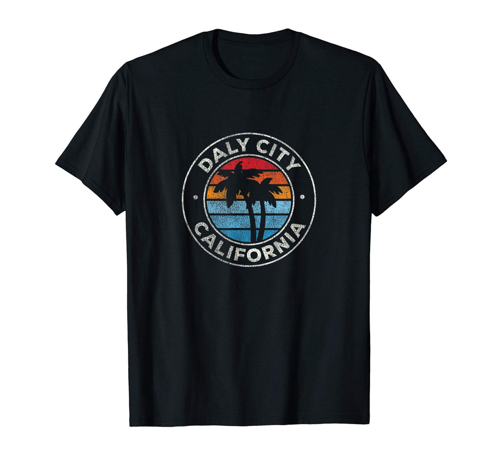 Daly City California Ca 70S T-Shirt - Graphic Print Unisex - T-Shirt, Sweatshirt, Hoodie