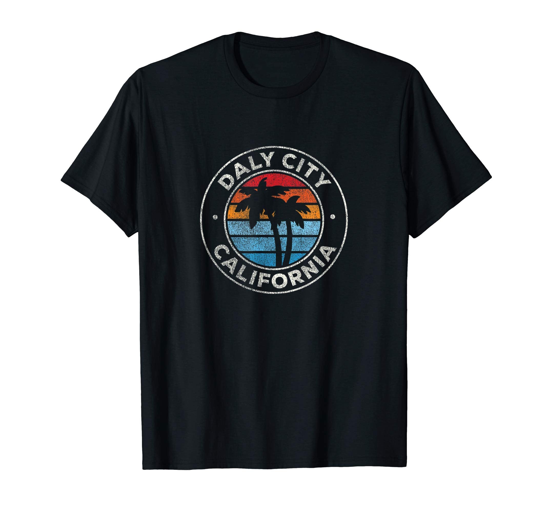 Daly City California Ca 70S T-Shirt - Graphic Print Unisex - T-Shirt, Sweatshirt, Hoodie