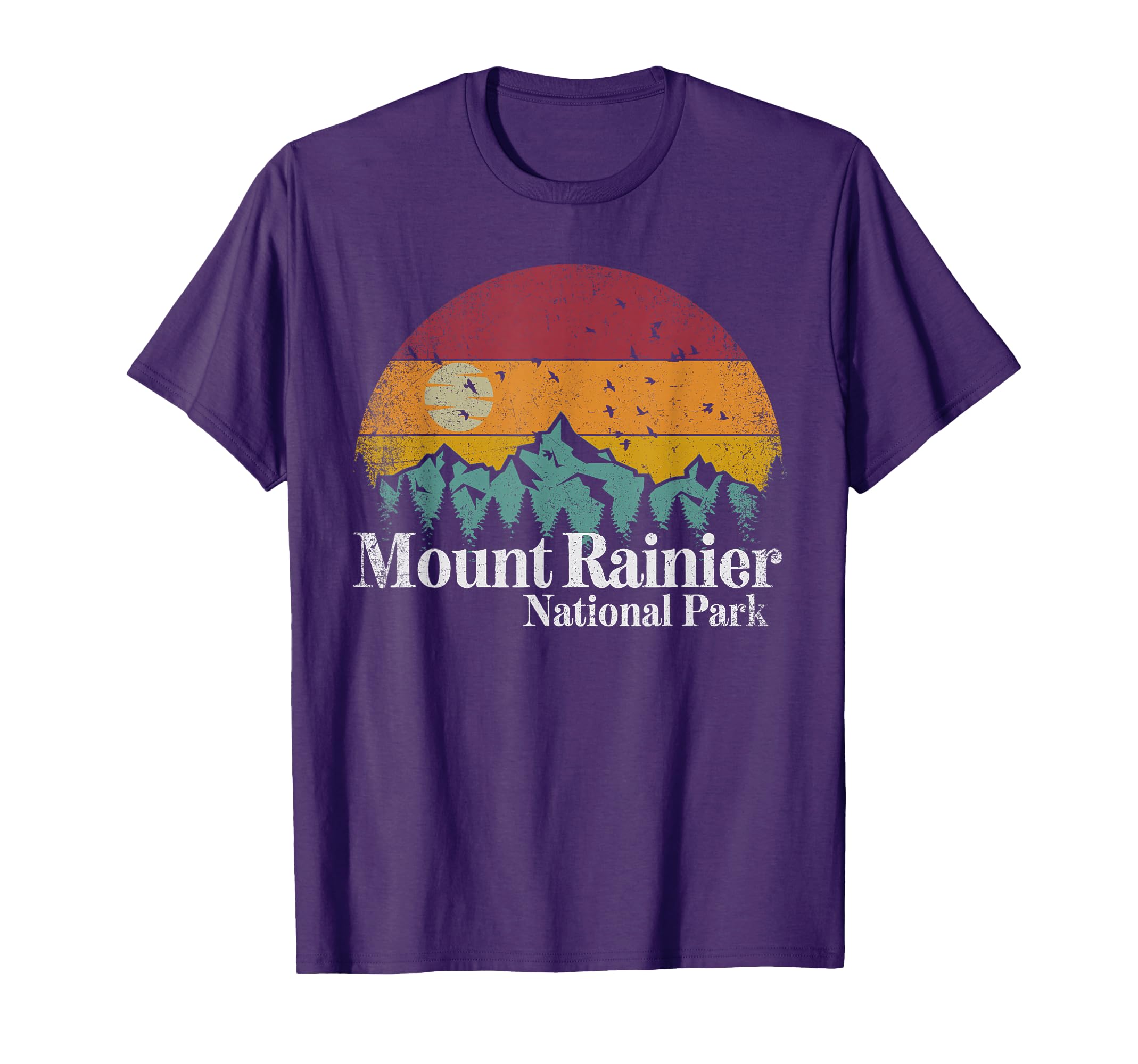 Mt Mount Rainier National Park Hiking T-Shirt - Novelty Apparel Men Women - T-Shirt, Sweatshirt, Hoodie