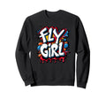 Fly 80S 90S Old School Hip Hop Sweatshirt - Aesthetic Graphic for Adults - T-Shirt, Sweatshirt, Hoodie