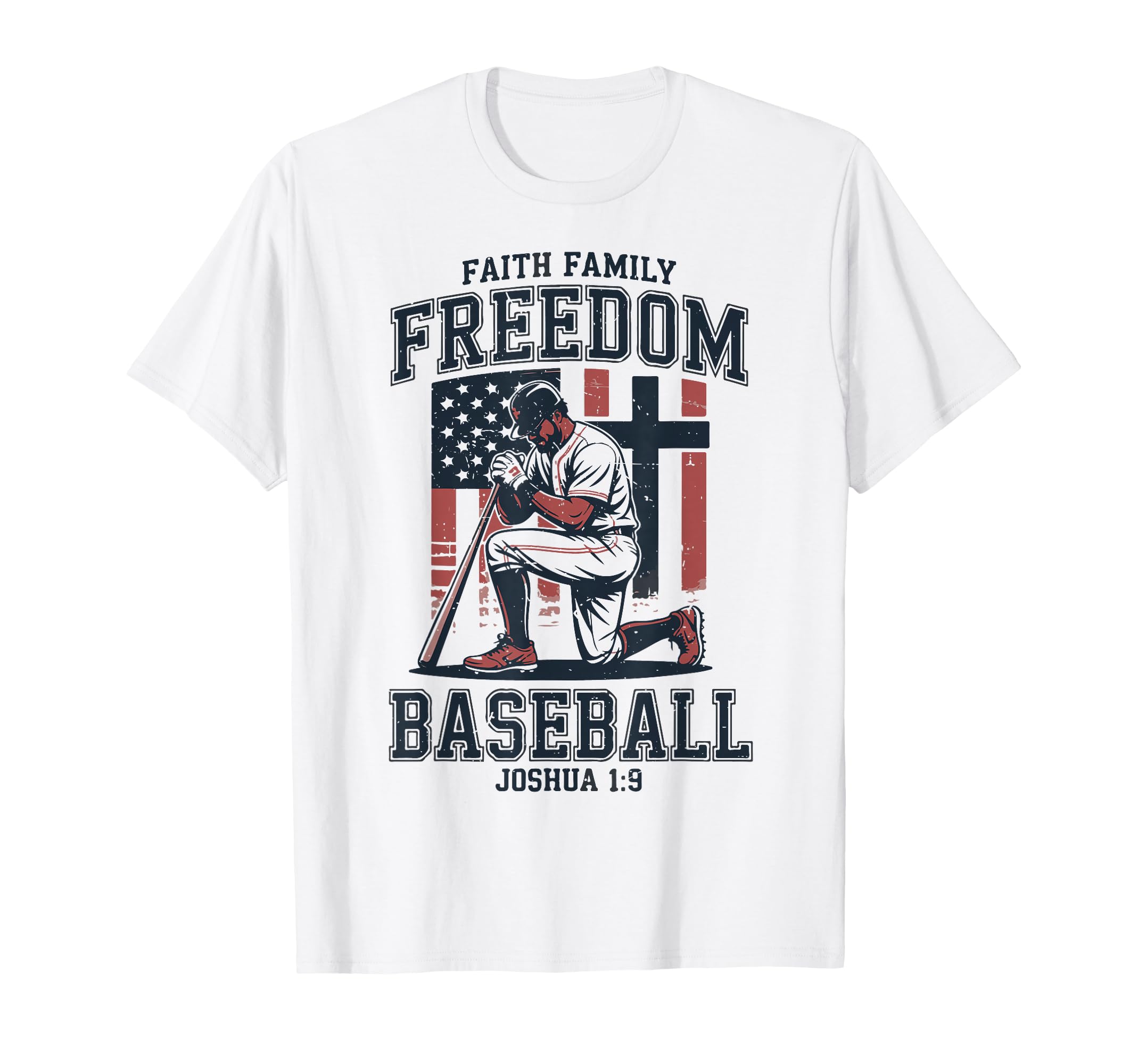 Baseball Faith Family Freedom T-Shirt - Streetwear Style Men Women - T-Shirt, Sweatshirt, Hoodie