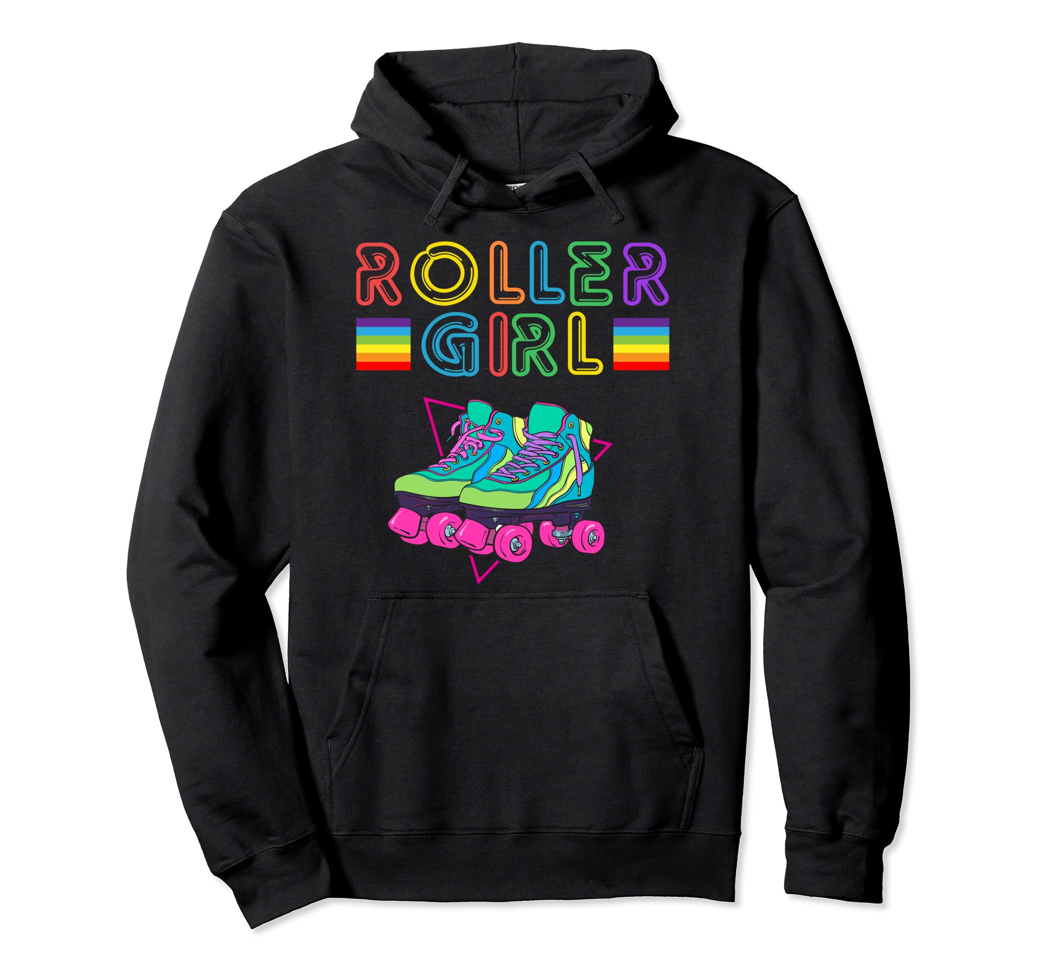 Seventies 70S Roller Skates Skating Hoodie - Fun Novelty Design Men Women - T-Shirt, Sweatshirt, Hoodie