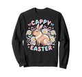 Happy Easter Bunny Ears Rabbit Sweatshirt - Minimalist Print for Adults - T-Shirt, Sweatshirt, Hoodie