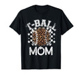 T Ball Teeball Mom Leopard Cheetah T-Shirt - Minimalist Print Men Women - T-Shirt, Sweatshirt, Hoodie