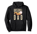 Baseball Dad Hoodie - Fun Novelty Design Men Women - T-Shirt, Sweatshirt, Hoodie