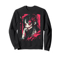 Anime Horror Aesthetic Vaporwave Sweatshirt - Custom Art Print Unisex - T-Shirt, Sweatshirt, Hoodie