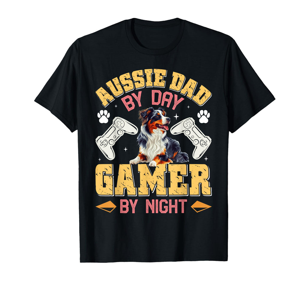 Aussie Dad Day Gamer Night Funny T-Shirt - Minimalist Print for Adults - T-Shirt, Sweatshirt, Hoodie