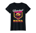 Baseball Mama Ice Cream Drip Home Plate T-Shirt - Graphic Print Unisex - T-Shirt, Sweatshirt, Hoodie