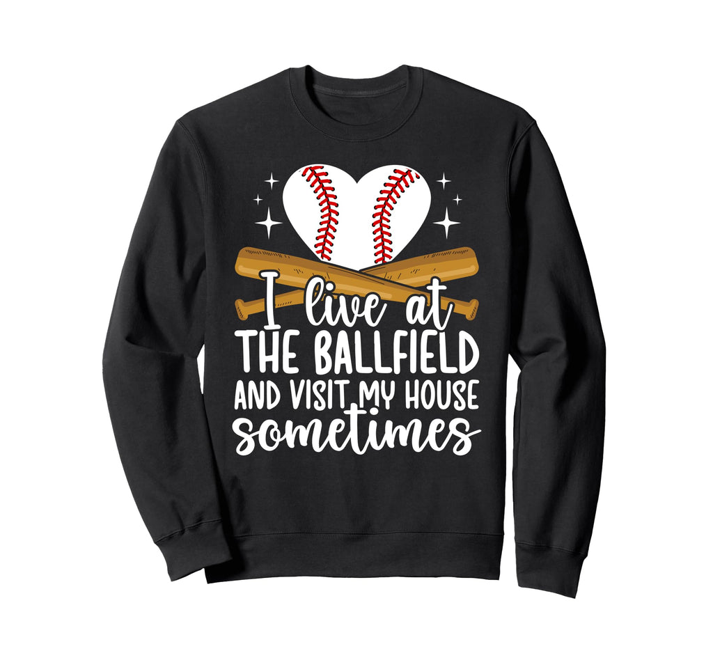 Baseball Mom Funny Mom Baseball Player Sweatshirt - Graphic Print Unisex - T-Shirt, Sweatshirt, Hoodie