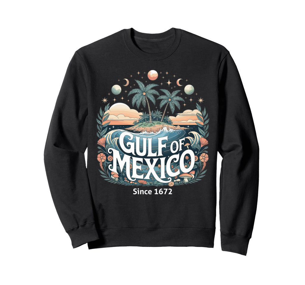 Boho Beach Sunset Gulf Mexico Sweatshirt - Trendy Graphic for Adults - T-Shirt, Sweatshirt, Hoodie