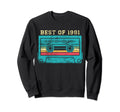 Best 1981 40Th Birthday Gifts Sweatshirt - Custom Art Print for Adults - T-Shirt, Sweatshirt, Hoodie