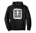 Baseball Mama Distressed Lightning Bolt Hoodie - Novelty Apparel Men Women - T-Shirt, Sweatshirt, Hoodie