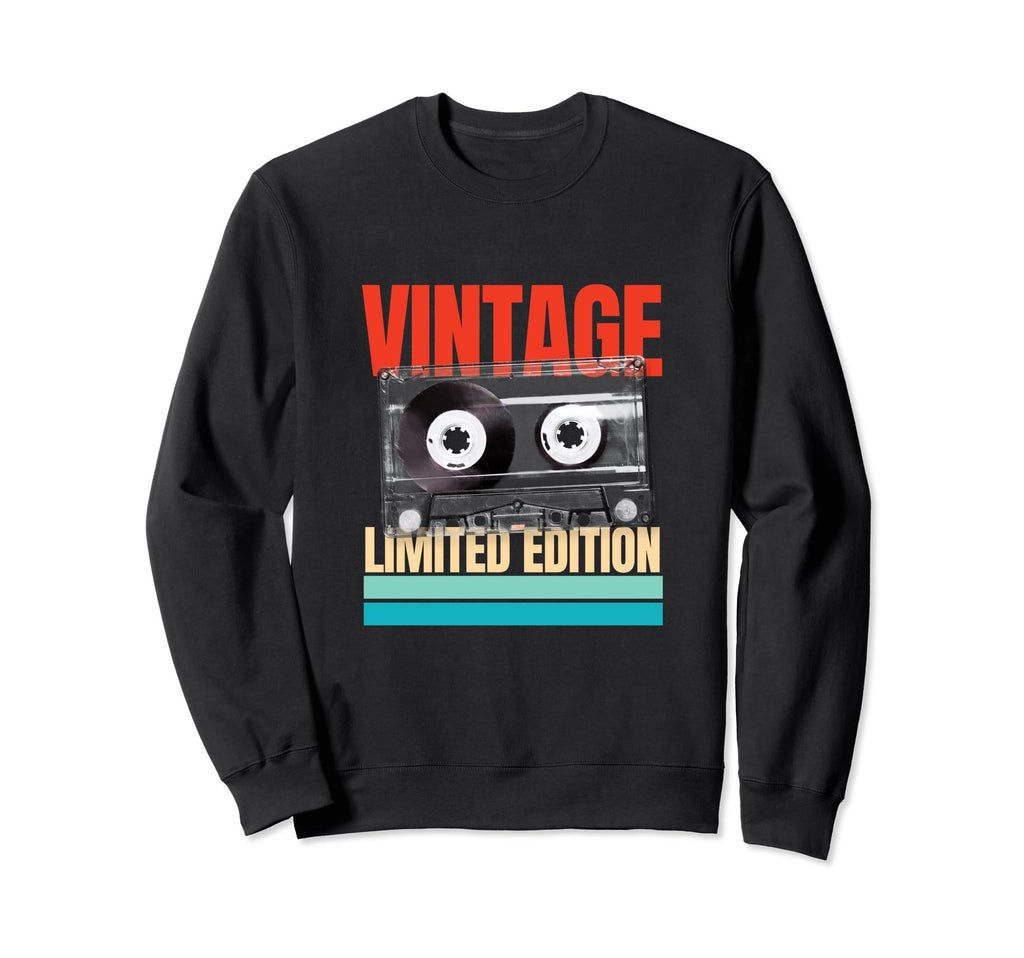 Tape Cassette Birthday Gifts Music Sweatshirt - Streetwear Style for Adults - T-Shirt, Sweatshirt, Hoodie