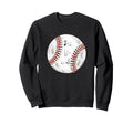 Baseball Ball Game Day Baseball Sweatshirt - Minimalist Print Men Women - T-Shirt, Sweatshirt, Hoodie
