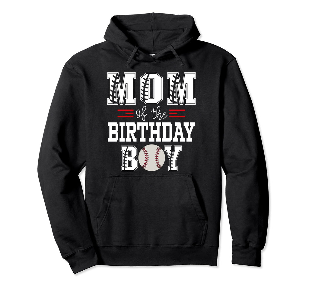 Mom Birthday Baseball Lover First Birthday Hoodie - Graphic Print Men Women - T-Shirt, Sweatshirt, Hoodie