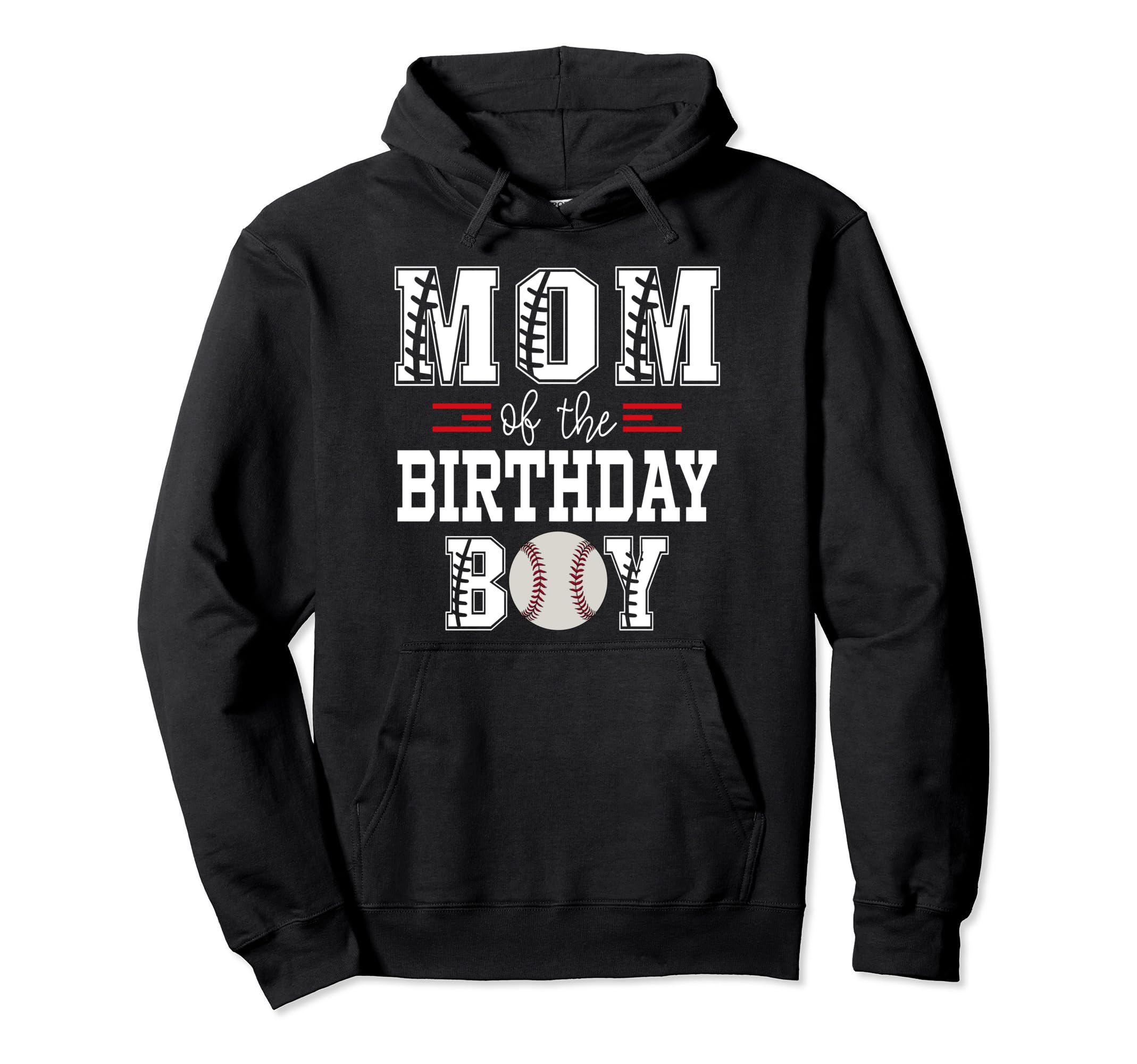 Mom Birthday Baseball Lover First Birthday Hoodie - Graphic Print Men Women - T-Shirt, Sweatshirt, Hoodie
