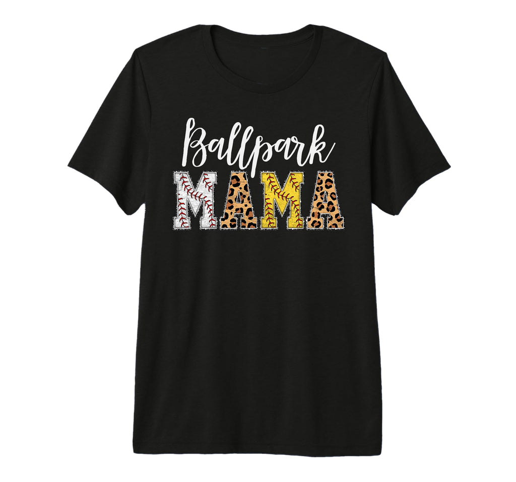 Ballpark Mama Baller Mom Mothers Day T-Shirt - Trendy Graphic Men Women - T-Shirt, Sweatshirt, Hoodie
