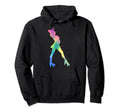 Colorful Roller Skates Roller Skater Hoodie - Aesthetic Graphic for Adults - T-Shirt, Sweatshirt, Hoodie