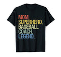 Dad Superhero Baseball Coach Sweatshirt - Casual Everyday Wear Men Women - T-Shirt, Sweatshirt, Hoodie