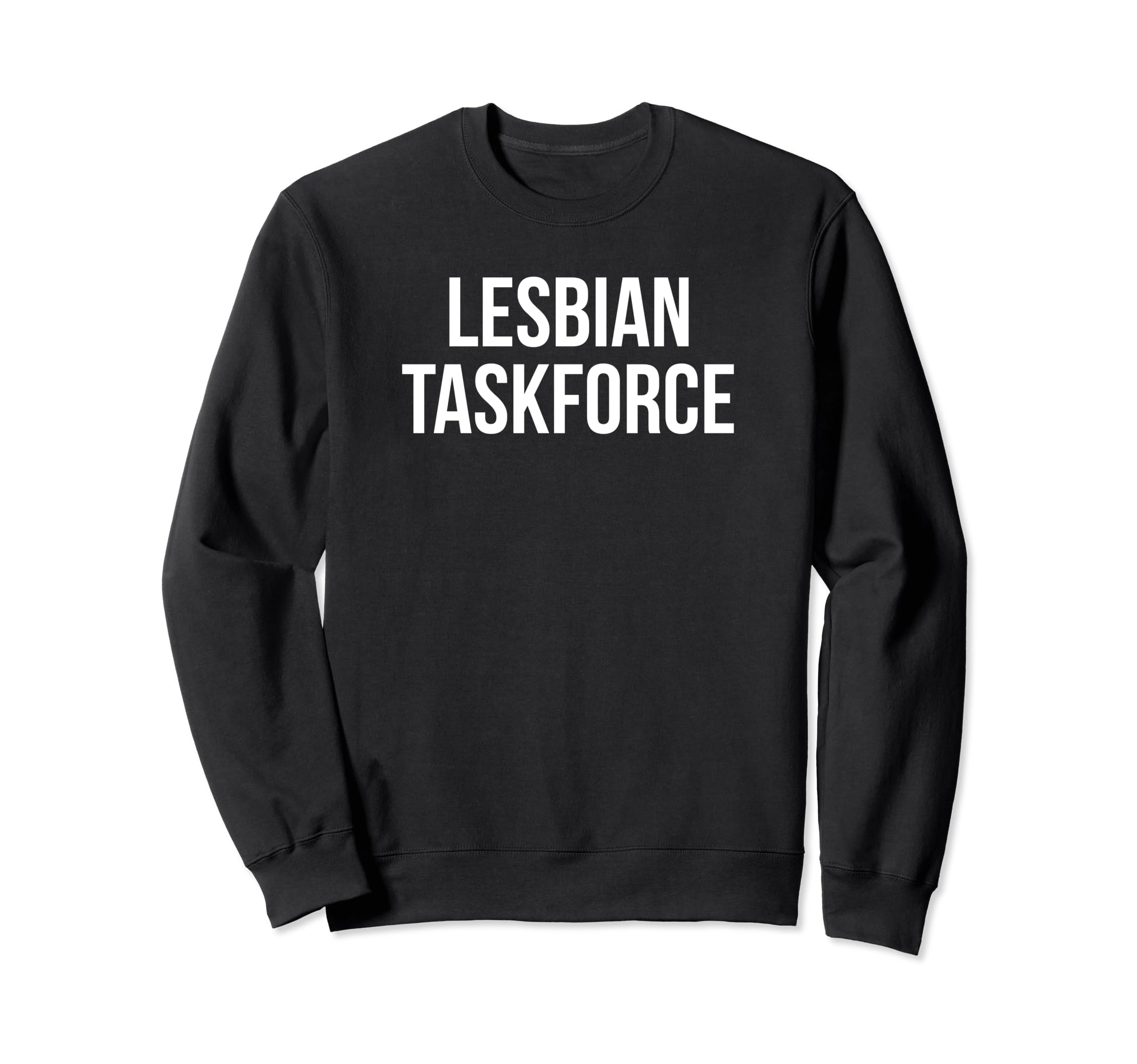 Lesbian Taskforce Y2K Aesthetic Sweatshirt - Minimalist Print for Adults - T-Shirt, Sweatshirt, Hoodie