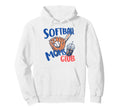 Coffee Softball Moms Club Baseball Mom Hoodie - Custom Art Print Men Women - T-Shirt, Sweatshirt, Hoodie